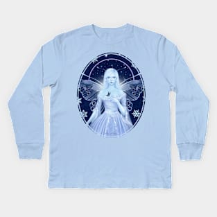 Snow Fairy Kids Long Sleeve T-Shirt